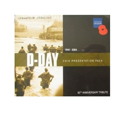 2004 £5 BU Pack - 60th Anniversary - The D-Day Landings - Click Image to Close